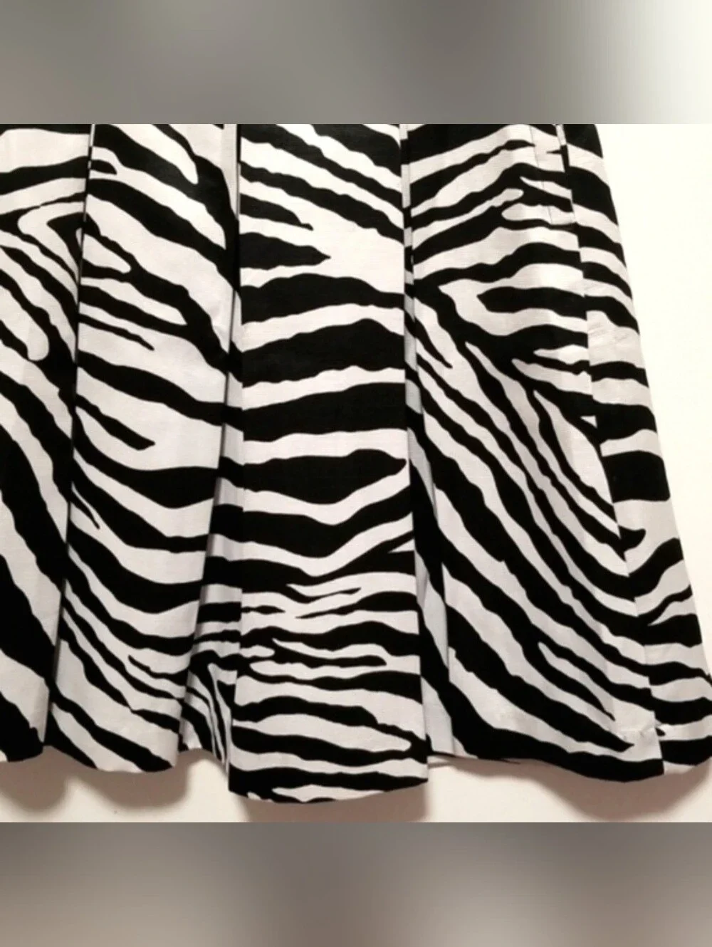 Express | Skirts | Express Design Studio Black White Zebra Print ...
